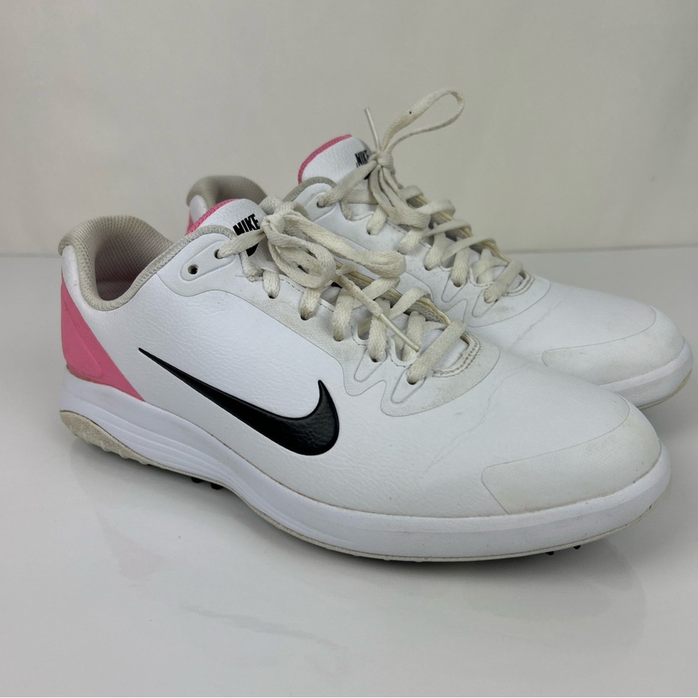 Nike Women's Infinity G Golf Shoes Size 8.5 White/Black/Lotus Pink CT0531-100
